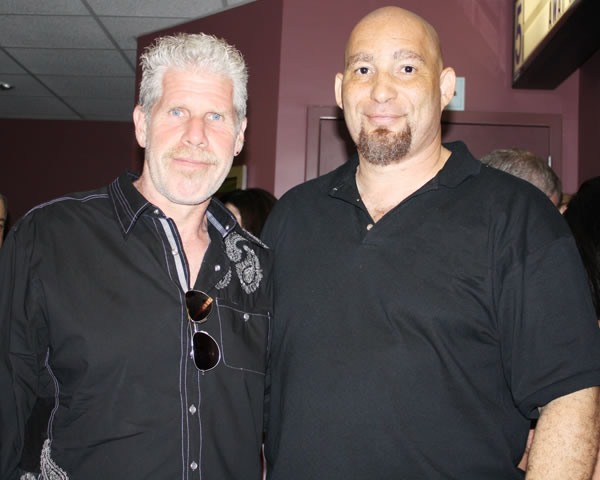 Del and Ron Perlman