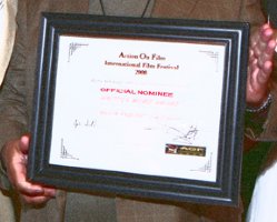 OFFICIAL 'AOF NOMINEE' AWARD  